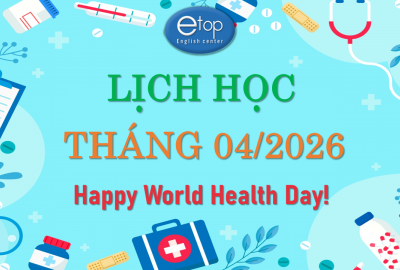 LỊCH HỌC THÁNG 04/2026